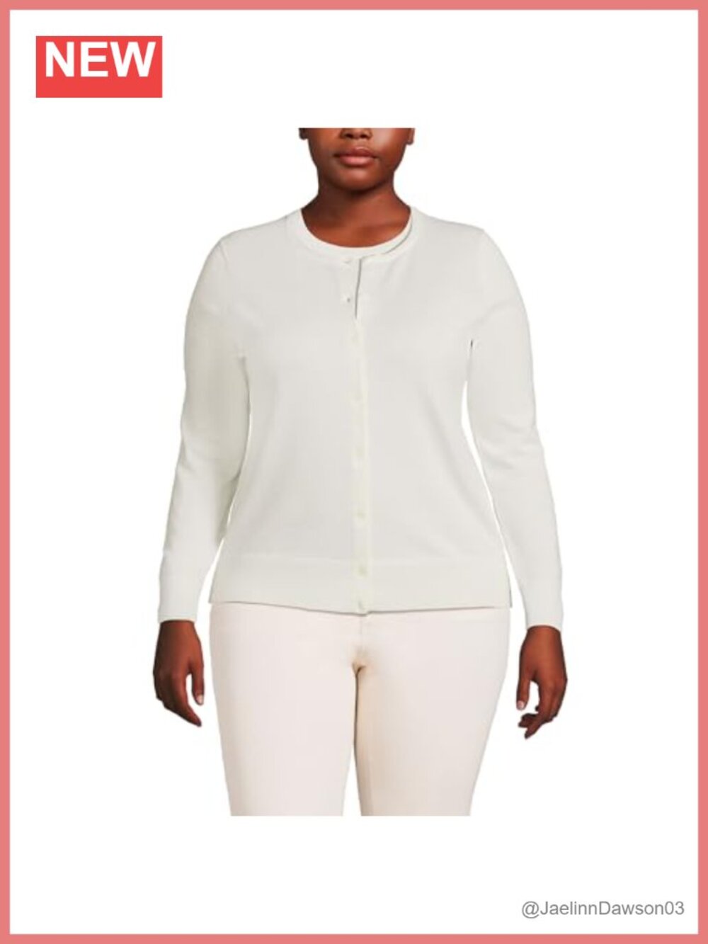 Fine Gauge Cotton Cardigan Sweater Button Front Long Sleeve